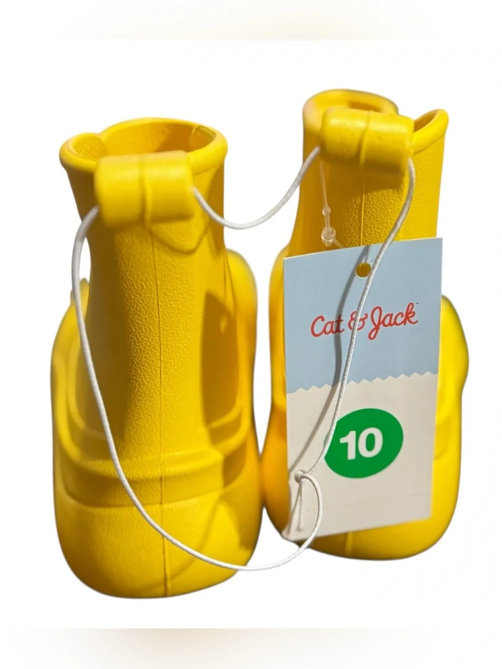 Cat & Jack Eli Yellow Waterproof Rain Boots NWT